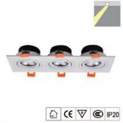 ELV Chóa đèn led âm trần spotlight KT: 92*260*H17, lỗ khoét 75*240, màu trắng, IP20 ELV803E-M