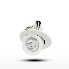 GS Đèn spotlight âm trần 360 7w điện áp 220V AC, ánh sáng 3000k, 100Lm/W, CRI 90, kích thước D90*75, lỗ khoét 75, góc chiếu 24 độ GSAT36007-3K