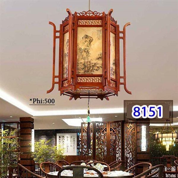 Đèn thả gỗ VLTHGO-105