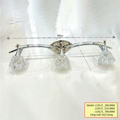 HT Đèn tranh đèn gương 2 bóng 6W L120_2 HTDETG-047-AB