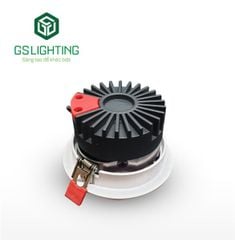 GS Đèn spotlight âm trần LUSURY GSATLX 12w điện áp 220V AC, ánh sáng 6000k, 90Lm/W, CRI 90, kích thước D85*57, lỗ khoét 75, góc chiếu 30 độ GSATLX12-6K