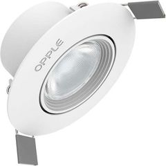 Opple đèn led spotlight HS vỏ trắng 7W, 4000K, KT mặt D86*H37, lỗ khoét D68 OPDDSL-002-7W-WH-4K