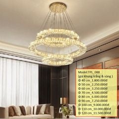 HT Đèn thả pha lê TPL_088 HTTHPL-138