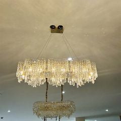 Đèn thả pha lê chùm dài D1050*H800 20310-1050 VLTHPL-726-AC (Bộ)