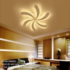 HT Đèn mâm mica 6 cánh h=80mm, 650mm 3M MN061/6-3M HTDMMI-007-AB
