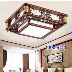 Đèn ốp trần gỗ VLOPGO-052