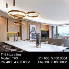 Đèn thả pha lê vòng VLTHPL-640