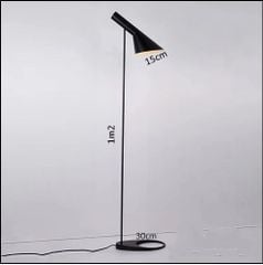 HT Đèn sàn hiện đại thân đen chao D15cm, đế D30cm, H120cm (giá không bóng) Cây 019 HTDSHD-004