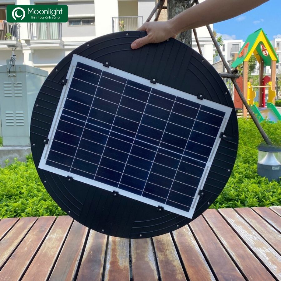 Đầu đèn đường năng lượng mặt trời 1000w, IP67, kích thước 610x610x150, VLNTDG-011