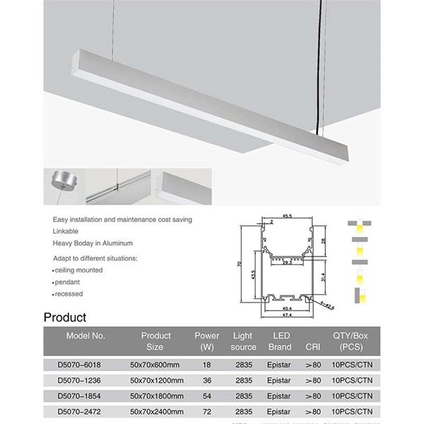 Đèn thả văn phòng VLTHVP-028