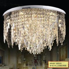 HT Đèn mâm pha lê tròn D650mm M9143 HTDMPL-026