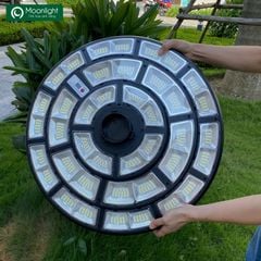 Đầu đèn đường năng lượng mặt trời 1000w, IP67, kích thước 610x610x150, VLNTDG-011