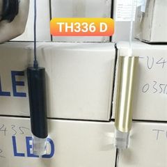 Đèn thả hợp kim ống dài kiểu D 300 phi 600 vàng GU10 TH336VANG VLTHHK-091-GO