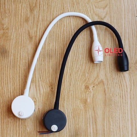 Đèn tường trang trí Oled đèn đọc sách gắn tường 3W, 3200K, chíp COB, màu đen DS02D/T3K-BK VLDTTR-101-BK