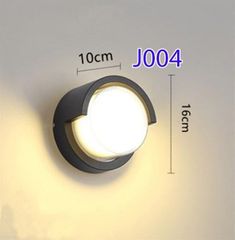 Đèn tường hiện đại tròn thân đen D160*100 J004 VLDTHD-088