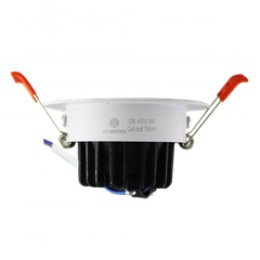 GS Đèn spotlight âm trần xoay GSATX-MINOTAUR 5w điện áp 220V AC, ánh sáng 4000k, 80Lm/W, CRI 80, kích thước D84*43, lỗ khoét 68, góc chiếu 24 độ GSATX5-4K