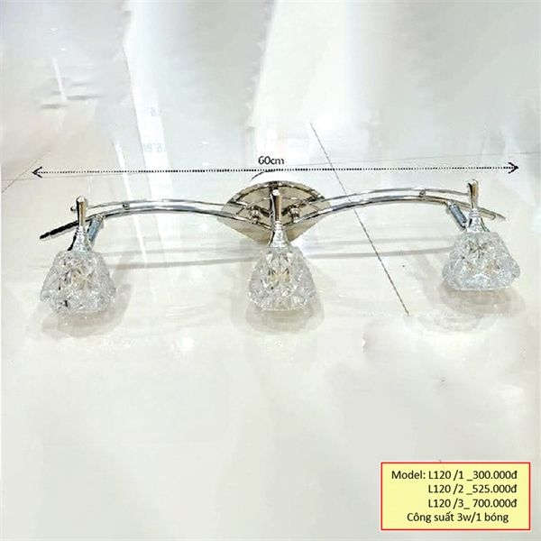 HT Đèn tranh đèn gương 1 bóng 3W L120_1 HTDETG-047-AA