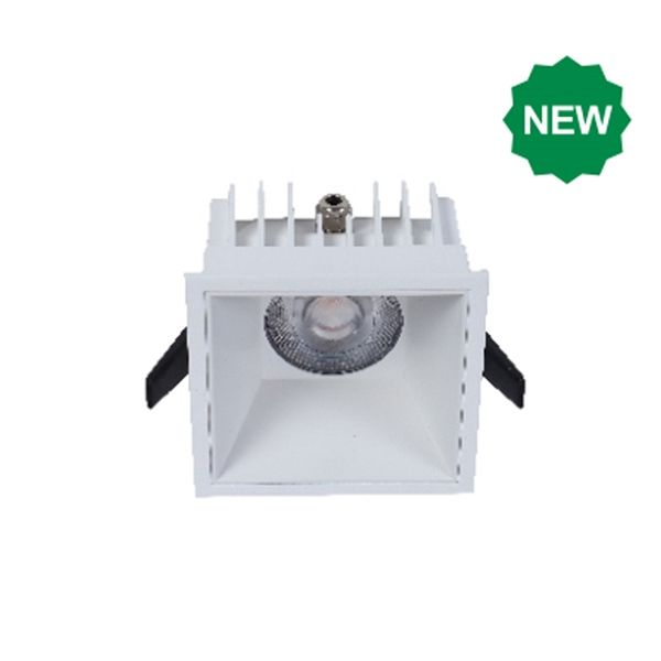 ELV Đèn led âm trần spotlight vuông 18W, chíp Cree, KT: 100*100-H64, lỗ khoét 90*90, góc chiếu 60, 4000K VND23-F090S-4K