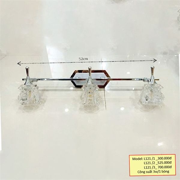 HT Đèn tranh đèn gương 1 bóng 3W L121_1 HTDETG-048-AA
