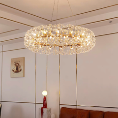 Đèn thả pha lê vòng VLTHPL-691