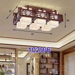 Đèn ốp trần gỗ VLOPGO-040