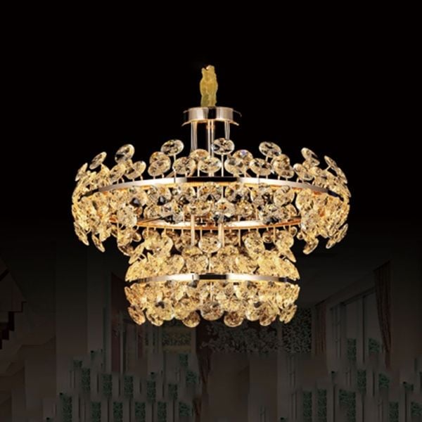 Đèn thả pha lê chùm D9191 VLTHPL-741