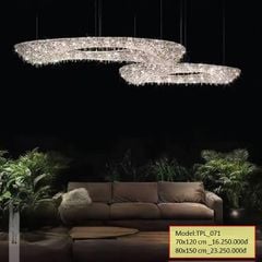 HT Đèn thả pha lê D80*150cm TPL_071-800*1m5 HTTHPL-122-70*1M5