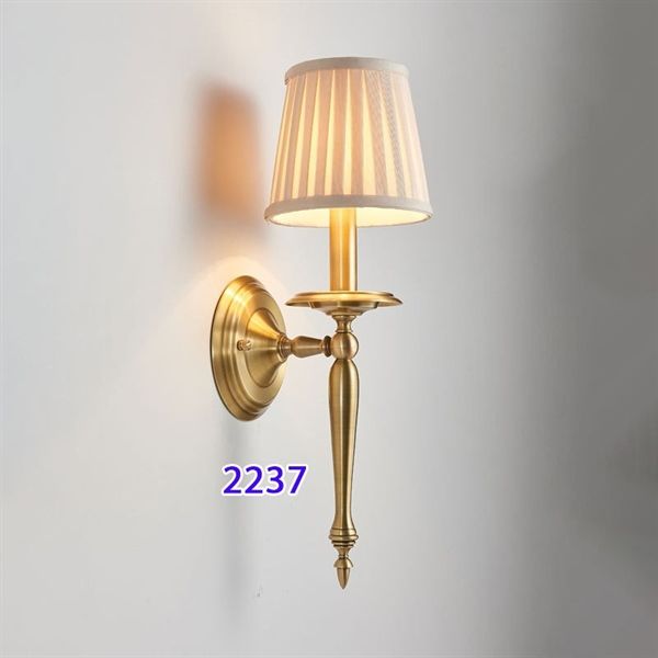 Đèn tường trang trí chao vải gập 2237 VLDTTR-086