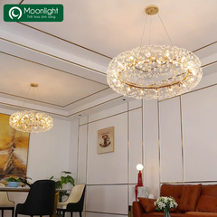 Đèn thả pha lê vòng VLTHPL-691