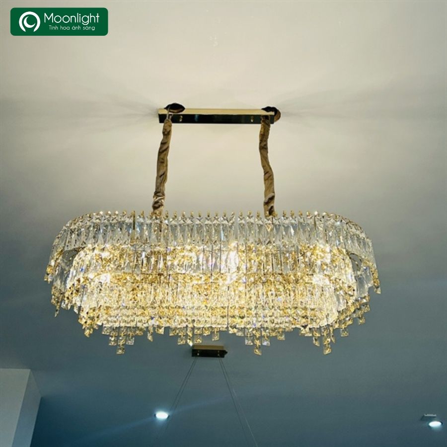Đèn thả pha lê chùm dài D980*380*340 20317-980D VLTHPL-727-AC (Bộ)