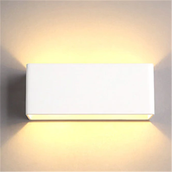 Đèn tường hiện đại hình chữ nhật vỏ trắng D250*H100 LT009T VLDTHD-076-WH