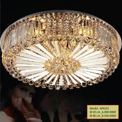 HT Đèn mâm pha lê tròn D690mm M9141-690 HTDMPL-024-AA