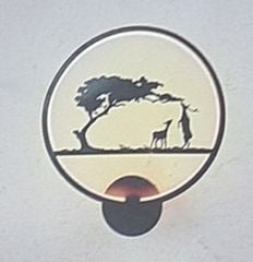 Đèn tường trang trí hình 2 con hươu và cây đa C6576 VLDTTR-071