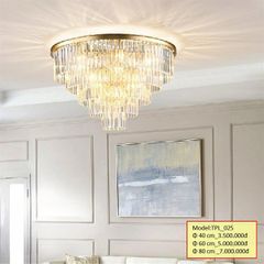 HT Đèn mâm pha lê tròn 5 tầng D80cm TPL_025-800 HTDMPL-014-AC