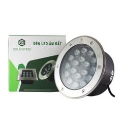 GS Đèn âm đất tròn GSDT 15w điện áp 220V AC, ánh sáng 3000k, IP65, kích thước D180*87, lỗ khoét 160, góc chiếu 90 độ GSDT15