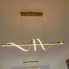 Đèn thả bàn ăn hiện đại mica led xoắn VLTHBA-001