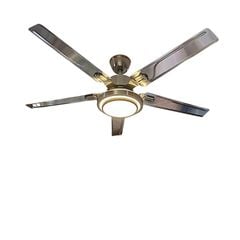 Quạt trần đèn màu satin 5 cánh sắt 132cm 45w DC T52-4010BN VLQTTQ-162-BN