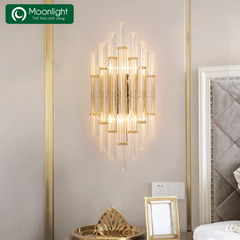 Đèn tường pha lê D220*500 2E14 VLDTPL-027