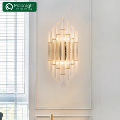 Đèn tường pha lê D220*500 2E14 VLDTPL-027