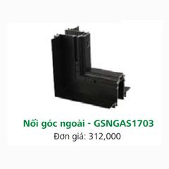 GS Nối góc ngoài đèn ray nam châm GSNGAS1703