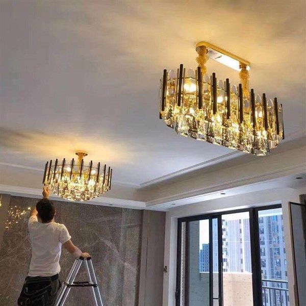 Đèn thả pha lê D800 16 bóng PHALED800 VLTHPL-099