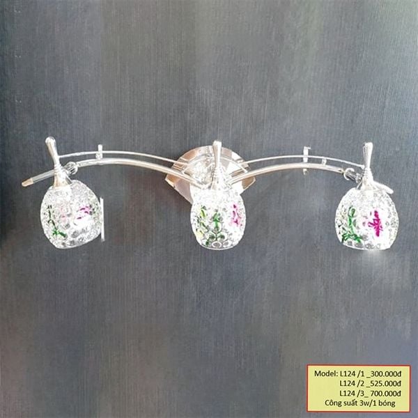 HT Đèn tranh đèn gương 1 bóng 3W L124/1 HTDETG-050-AA