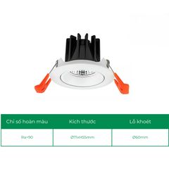 Đèn âm trần spotlight chiếu điểm CET2310