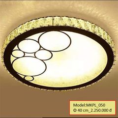 HT Đèn mâm pha lê tròn D40cm MKPL_050 HTDMPL-270