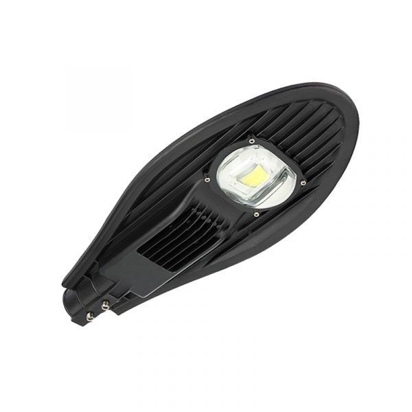 GS Đèn đường COB 50w điện áp 220v AC, ánh sáng 6000k, 120Lm/W, IP66, CRI >80, kích thước D500*200*75, GSDD50-6K