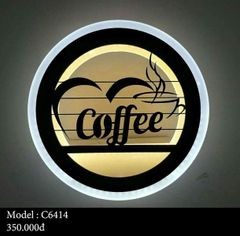 Đèn tường trang trí hình chữ coffee C6414 VLDTTR-039