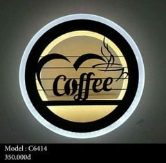 Đèn tường trang trí hình chữ coffee C6414 VLDTTR-039