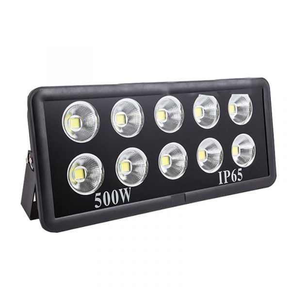 GS Đèn pha led công suất cao 400w điện áp 220v AC, ánh sáng 3000k, 130Lm/W, IP65, CRI >80ra, kích thước D625*355*90, GSCSC400-3K