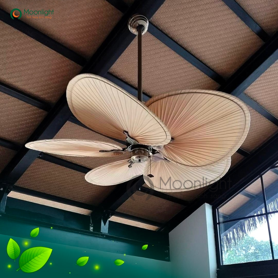 Quạt trần FANIMATION ISLANDER AB 5 cánh 1m32 90W AC