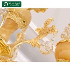 Đèn chùm hợp kim 56 tay kích thước D180*H280cm E14*56 VLCHHK-424-AK - Trên 24 tay